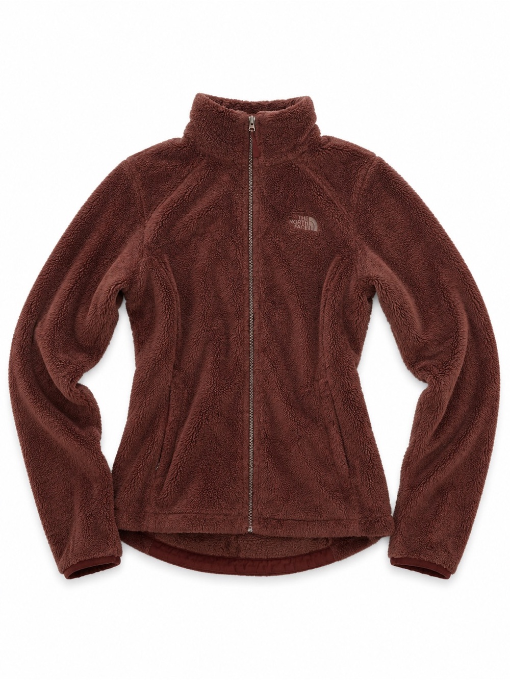 The North Face Women’s Burgundy Fleece Zip-Up Jacket